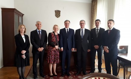 An official visit of the President of the Court of audit of the Federal Republic of Germany to the State Audit Office of the Republic of Croatia